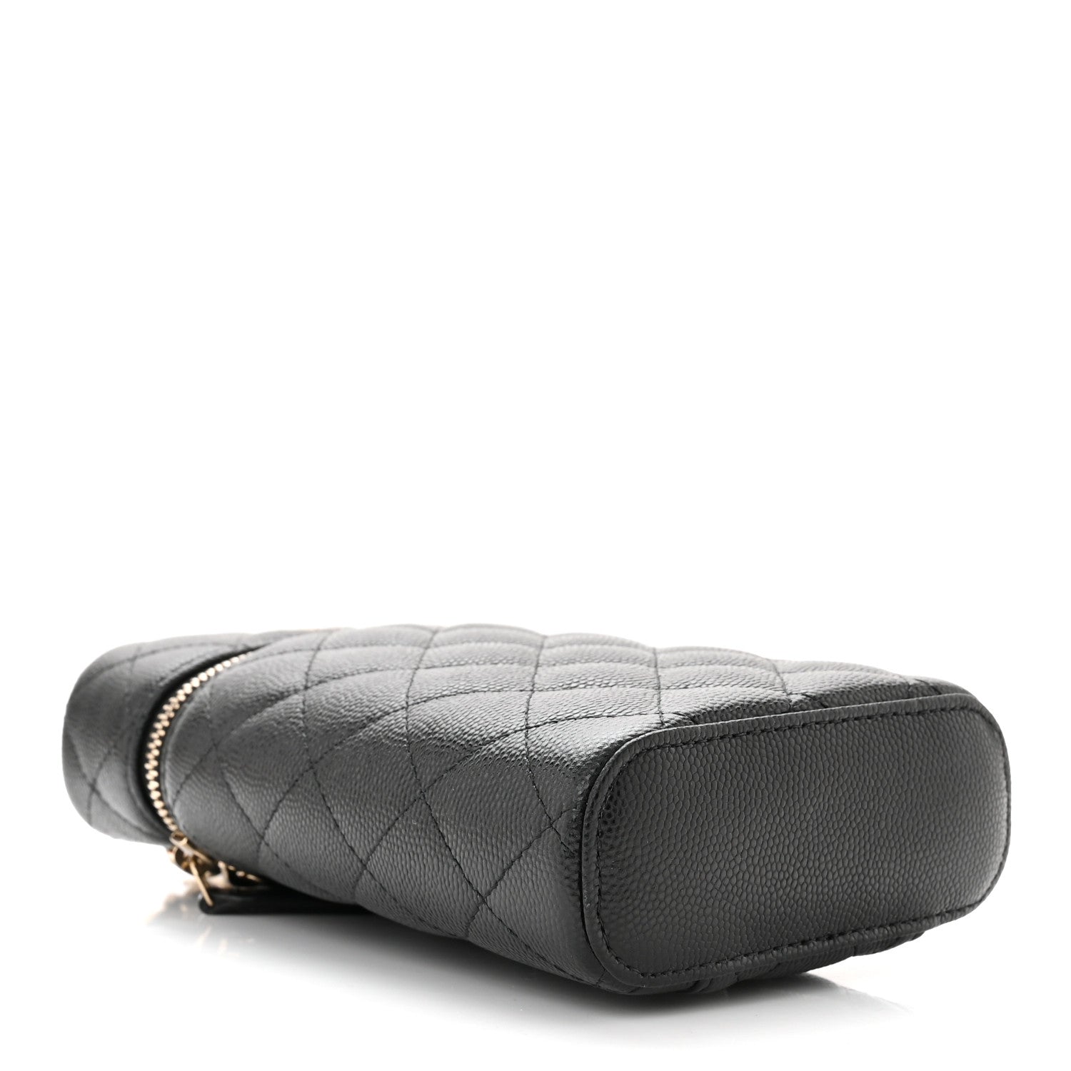 Chanel Caviar Quilted Phone Holder With Chain Black 4 of 11