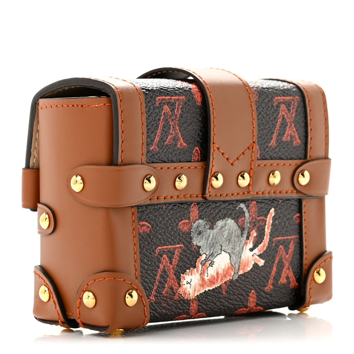 Catogram Essential Trunk Orange Marron