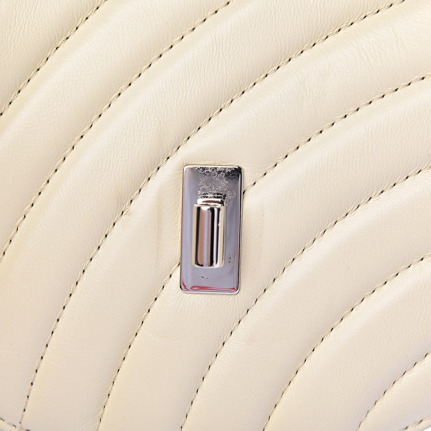 Chloe Calfskin Quilted Nano Drew Bijou Shoulder Bag White 8 of 11