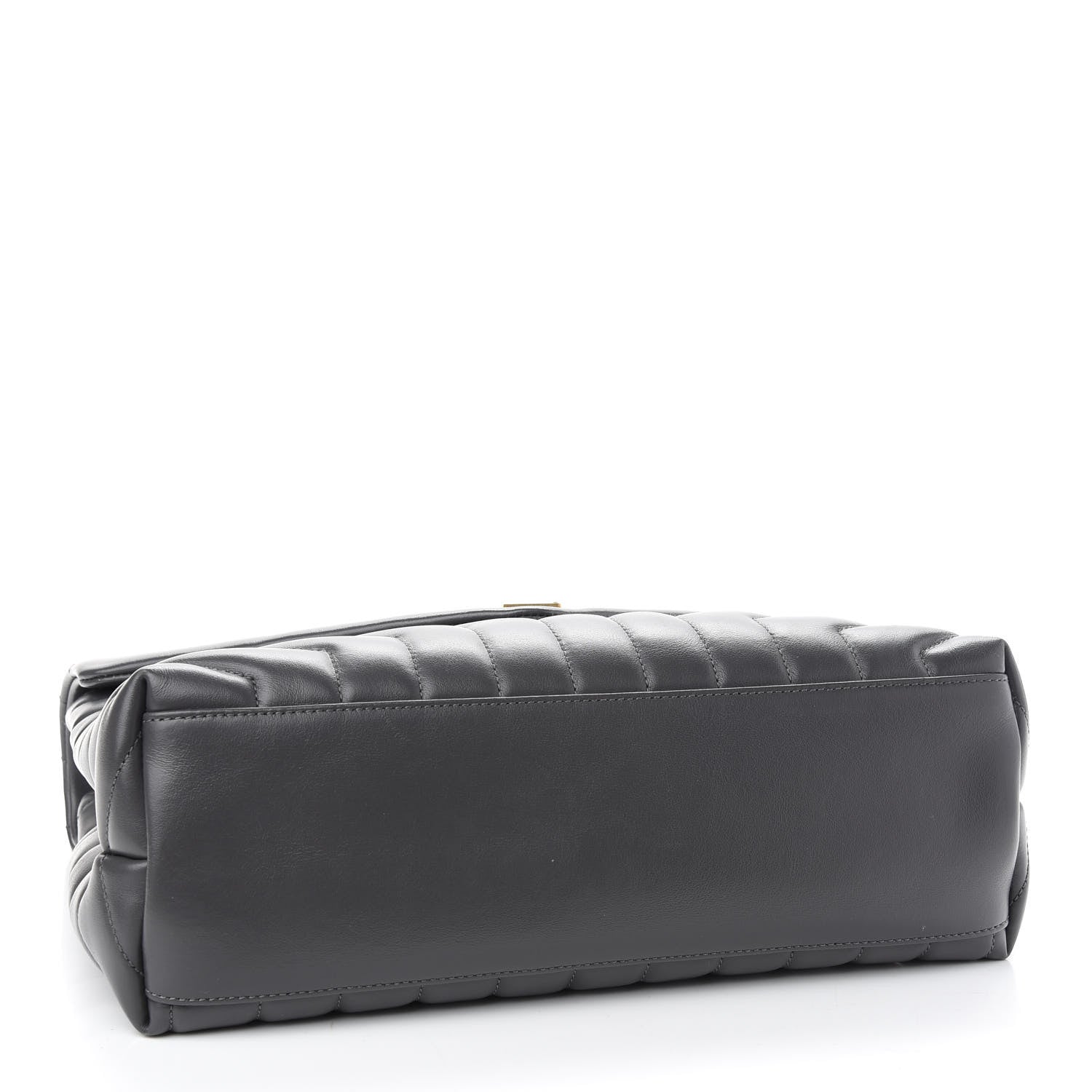 Saint Laurent Calfskin Y Quilted Monogram Medium Loulou Chain Satchel Asphalt 4 of 10