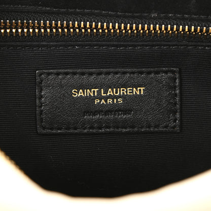 Saint Laurent Lambskin Quilted Victoire Camera Bag Blanc Vintage 6 of 11
