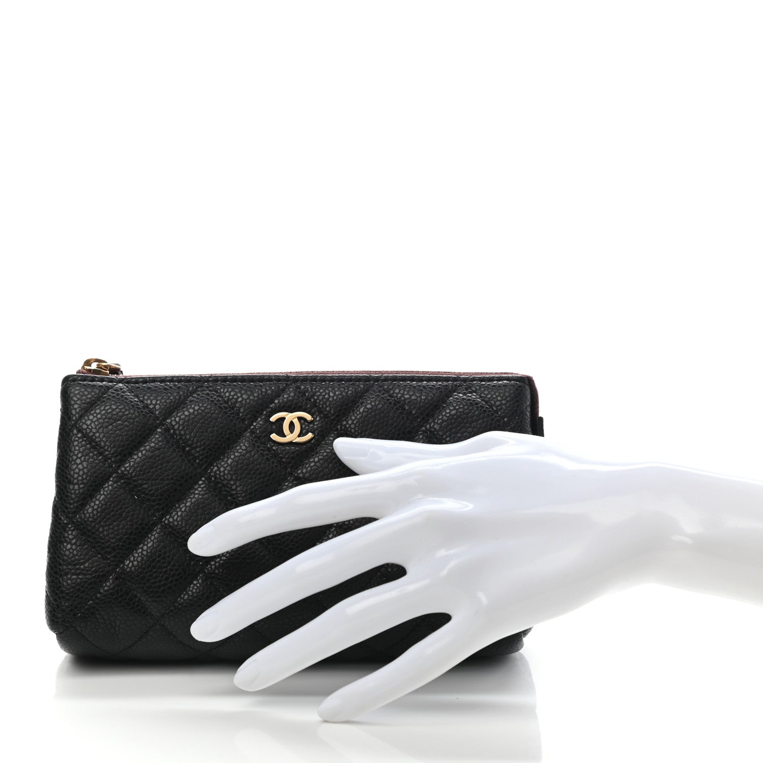 Chanel Caviar Quilted Small Pouch Black 2 of 10