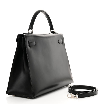 Hermes Box Kelly Sellier 32 Black 3 of 22
