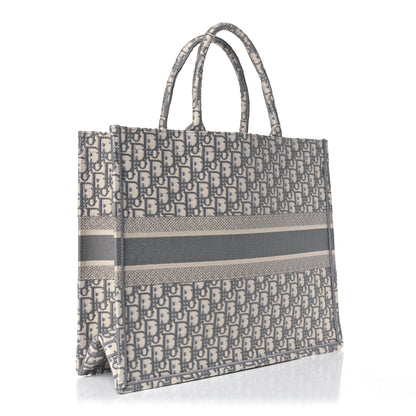 Christian Dior Oblique Large Book Tote Grey 3 of 12