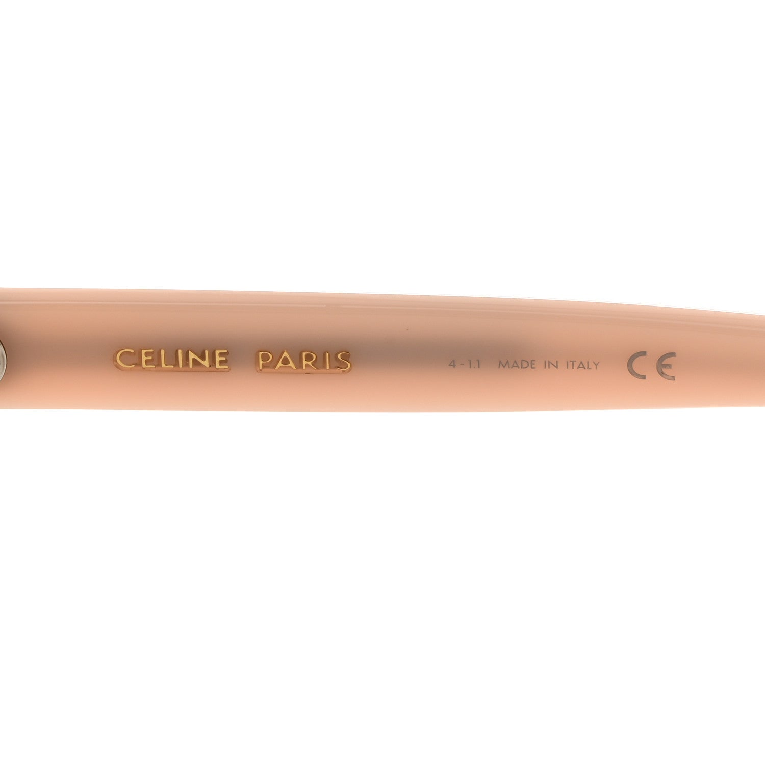 Celine Acetate Cat Eye Sunglasses CL401931 Milky Pastel Rose Brown 6 of 6