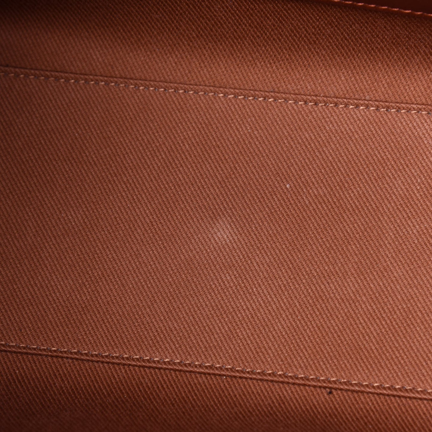 Calfskin Studded Woven Baby Monogram Downtown Cabas Brown