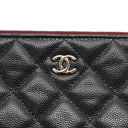 Chanel Caviar Quilted Large Cosmetic Case Black 9 of 9