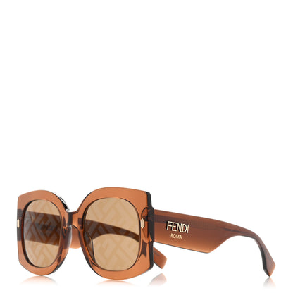 Fendi Acetate FF Sunglasses FF0436/G/S Brown 1 of 7