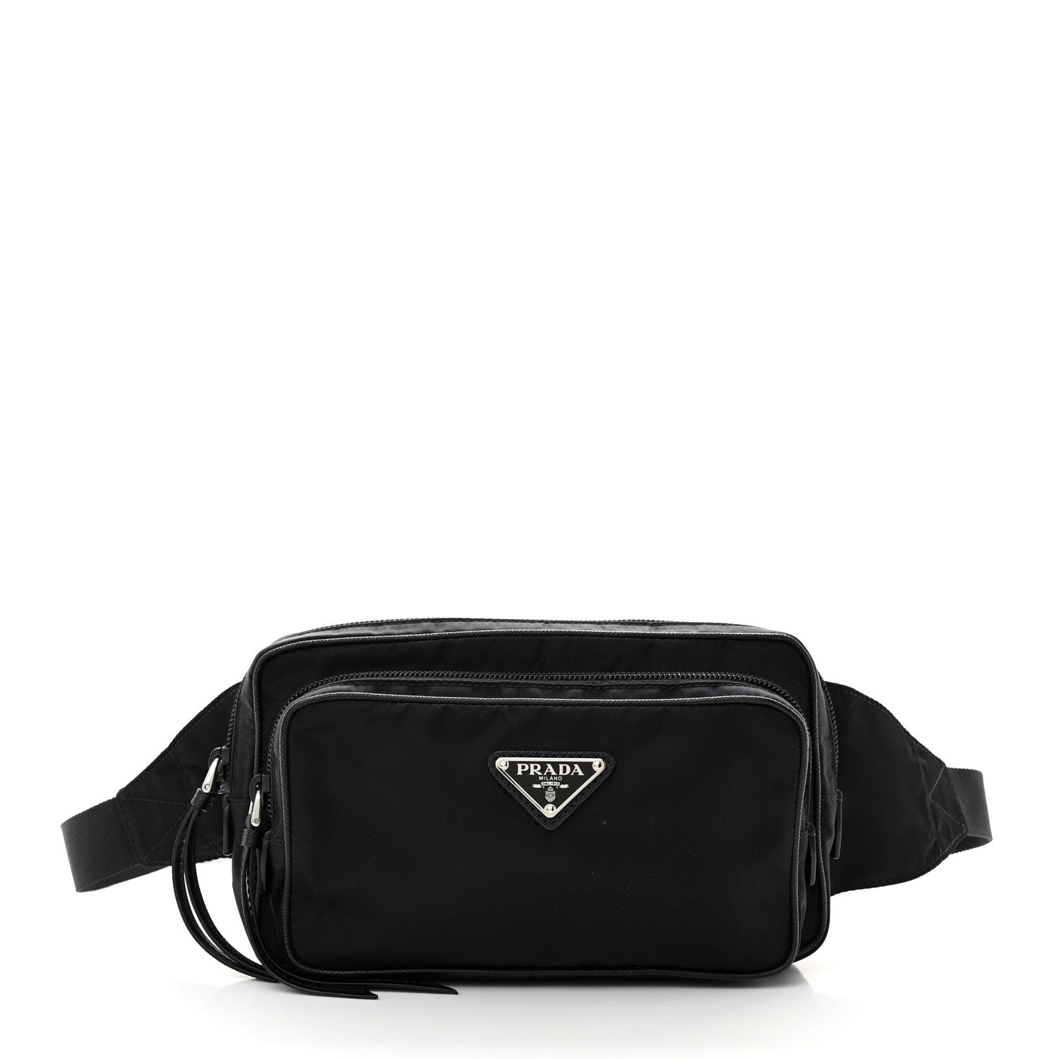 Prada Tessuto Nylon Belt Bag Black 1 of 9