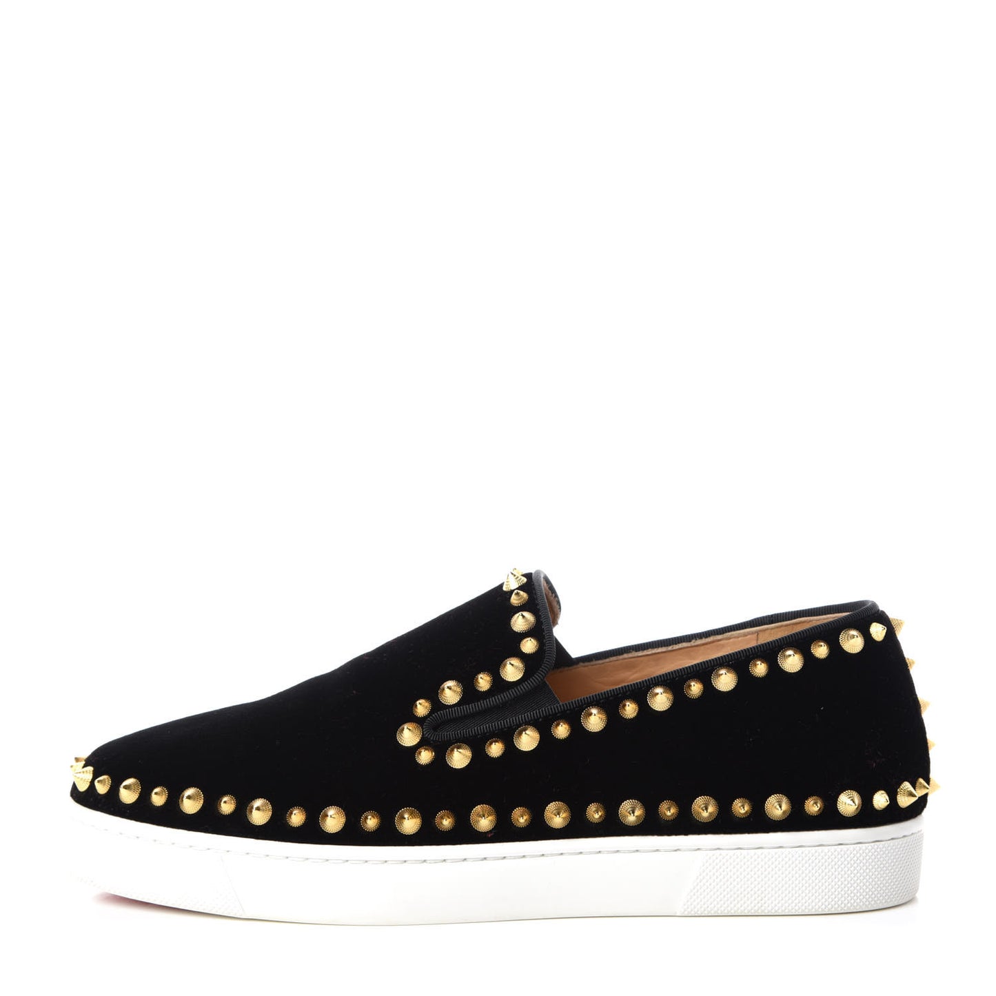 Velvet Womens Spikes Pik Boat Sneakers 38.5 Black