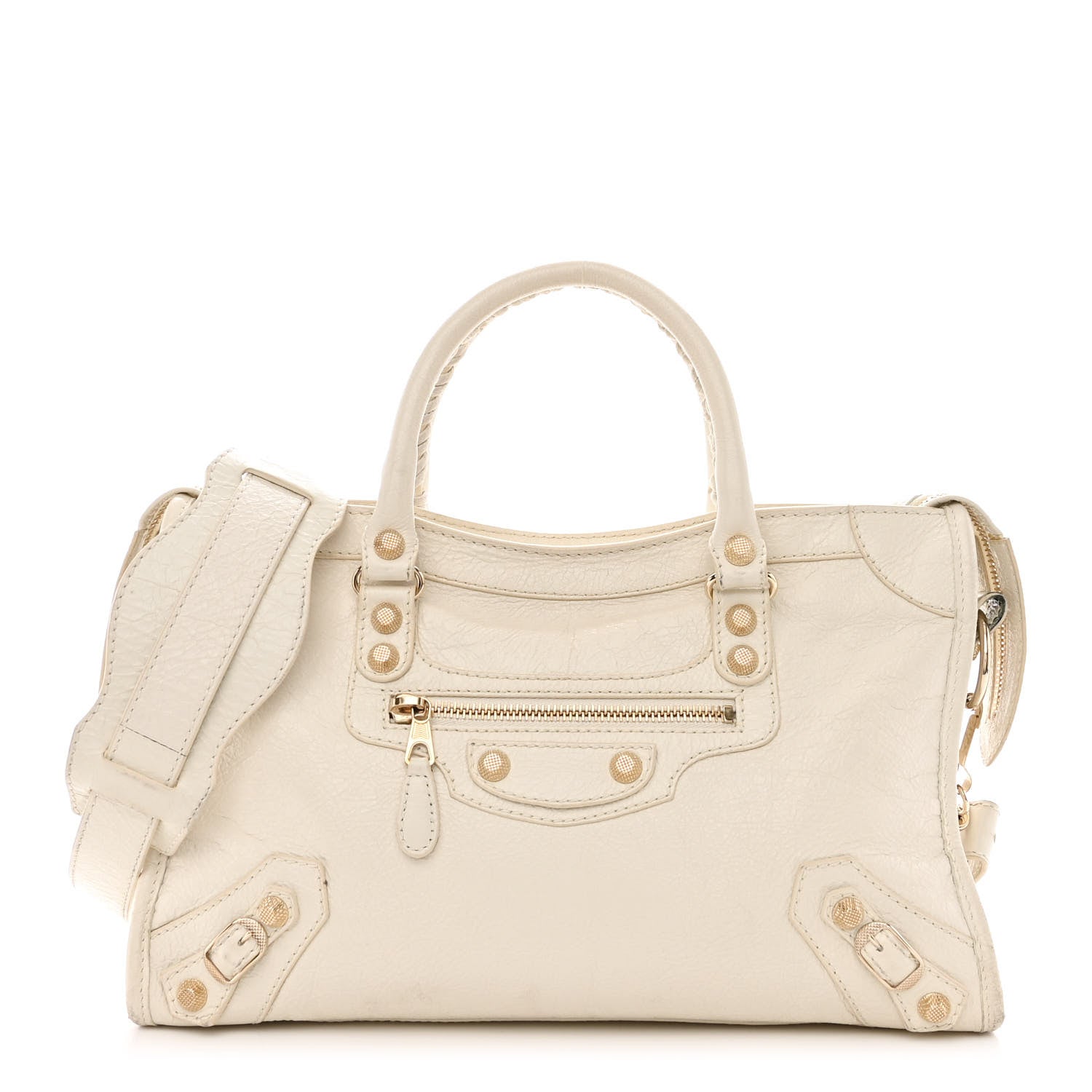 Balenciaga Agneau Giant 12 Gold Hardware S City White 1 of 24