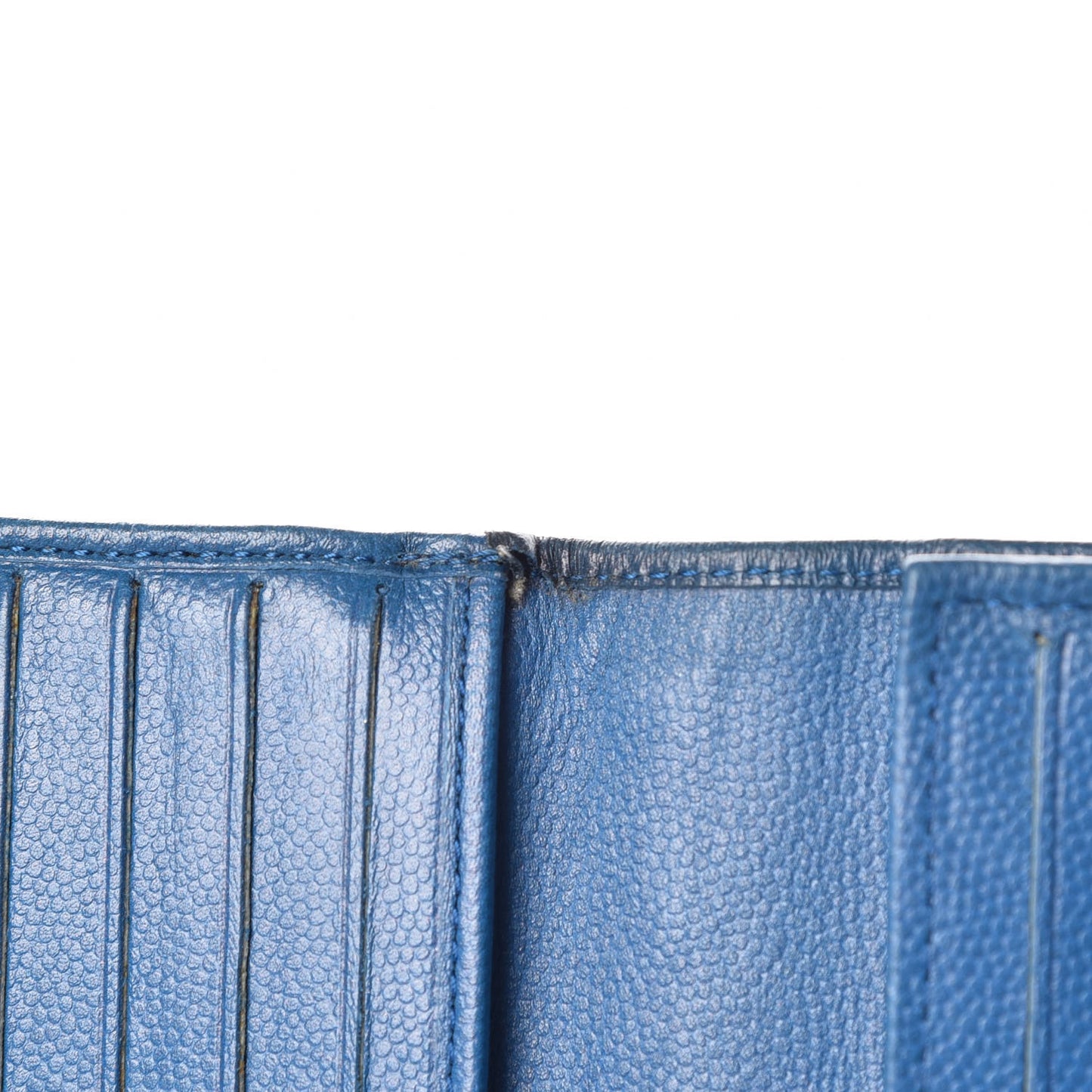 Caviar Sevruga French Wallet Blue