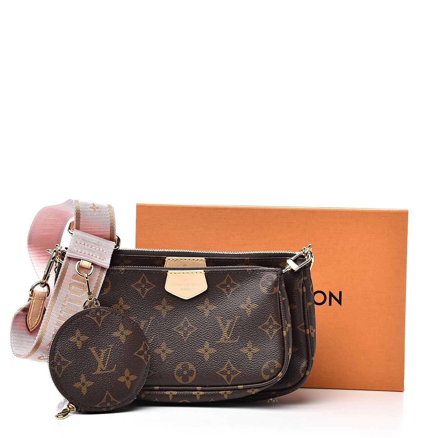 Monogram Multi Pochette Accessories Rose Clair