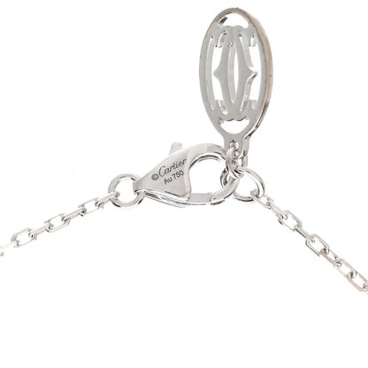 Cartier 18K White Gold Diamond LM D'Amour Pendant Necklace 3 of 4