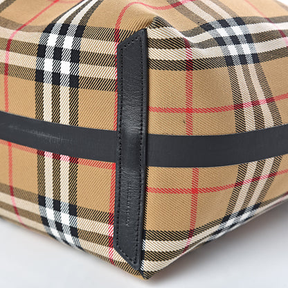 Burberry Vintage Check Medium The Giant Reversible Tote Antique Yellow Bright Red 14 of 18