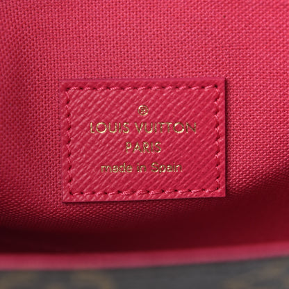 Louis Vuitton Monogram 2021 Christmas Animation Hollywood Pochette Felicie Chain Wallet Fuchsia 6 of 8