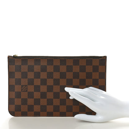 Louis Vuitton Damier Ebene Neverfull MM GM Pochette 2 of 8