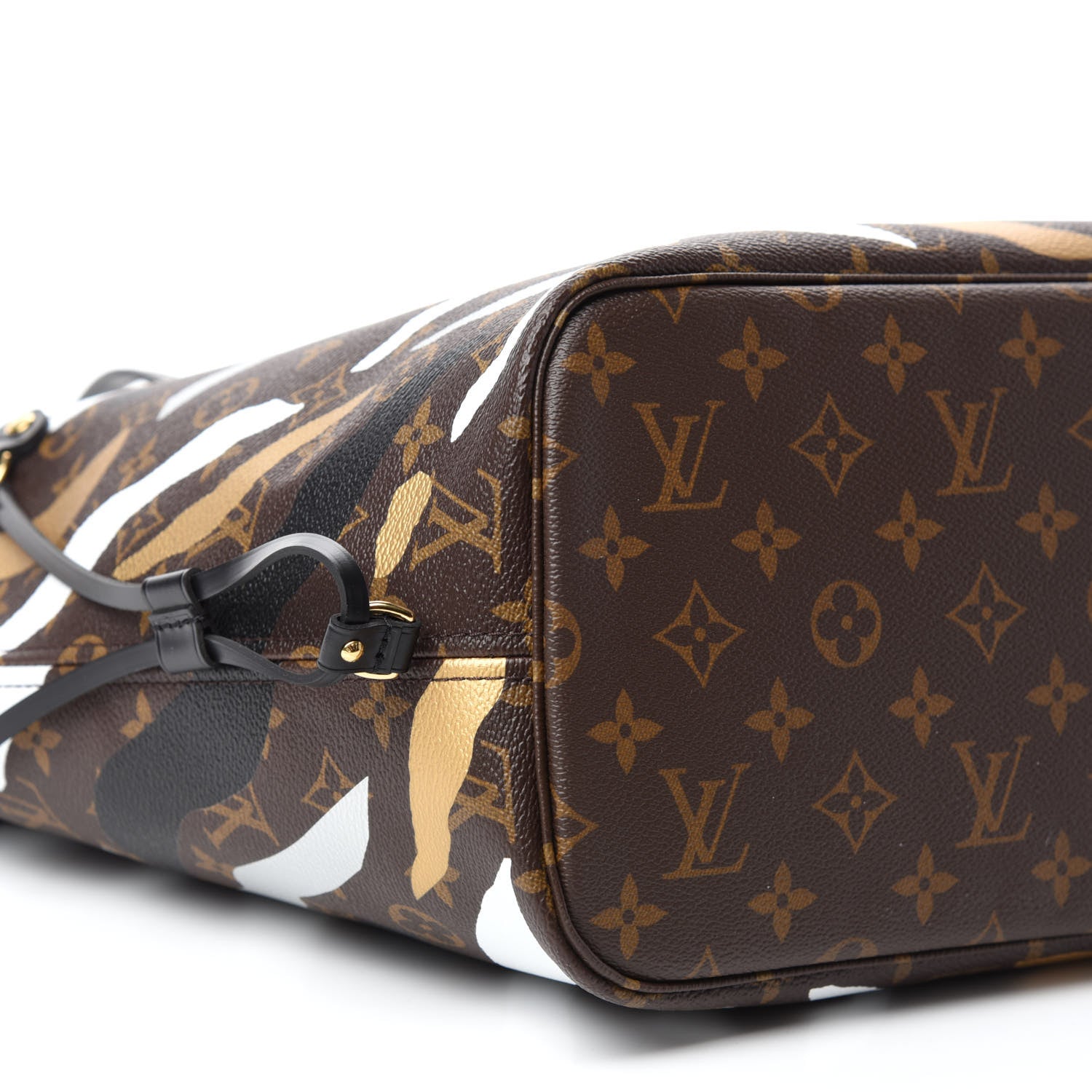 Louis Vuitton X LOL Monogram Neverfull MM Gold Silver 6 of 10