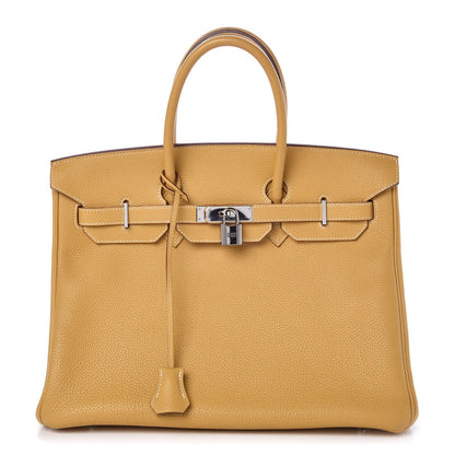 Hermes Togo Birkin 35 Curry 1 of 7