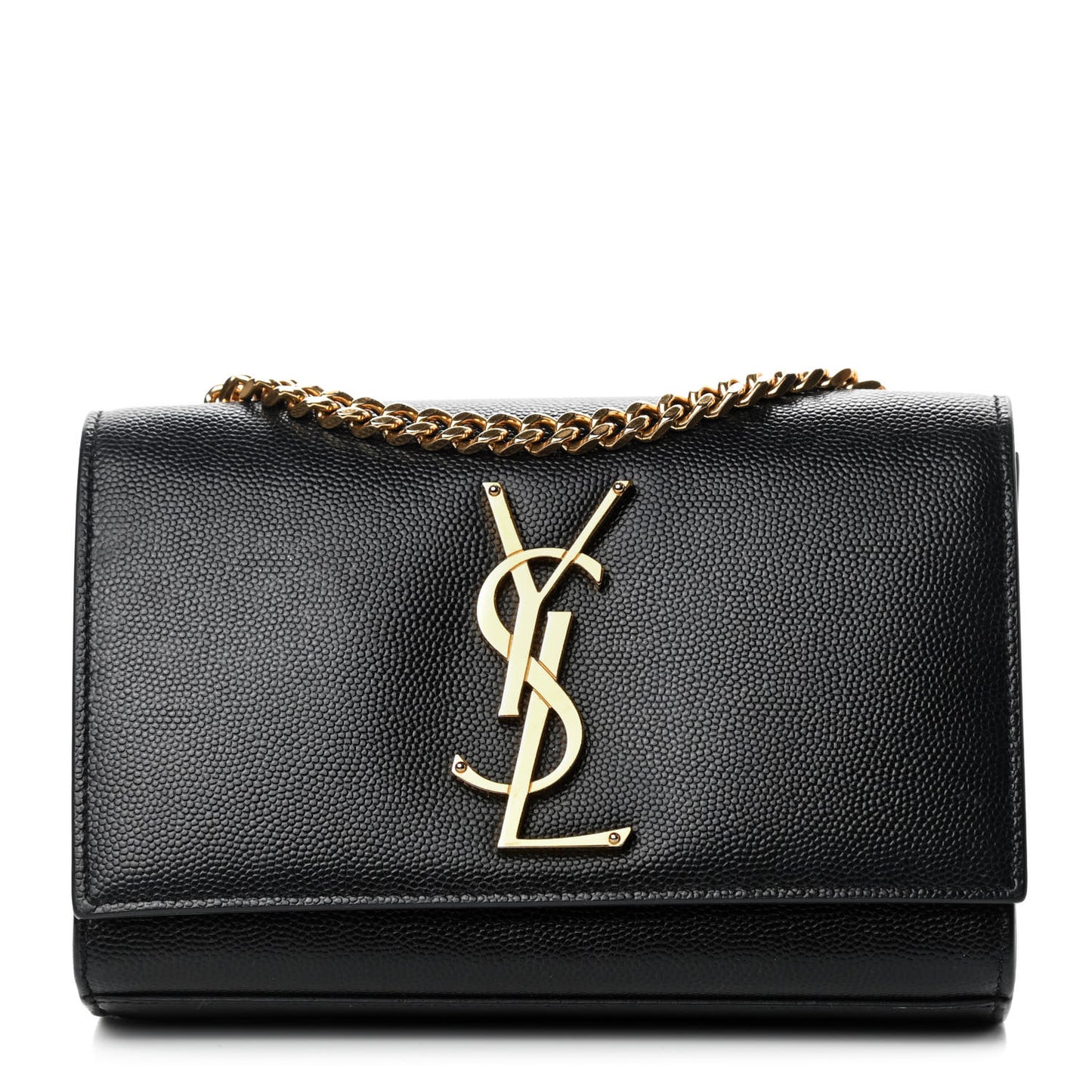 Grain De Poudre Small Monogram Kate Satchel Black