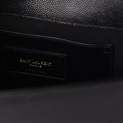 Saint Laurent Grain De Poudre Classic Monogram Kate Clutch Black 6 of 8