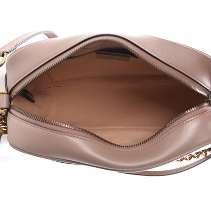 Gucci Calfskin Matelasse Small GG Marmont Chain Shoulder Bag Taupe 5 of 11