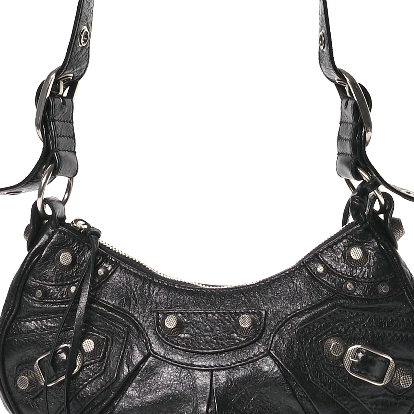 Agneau Arena Le Cagole Shoulder Bag XS Black