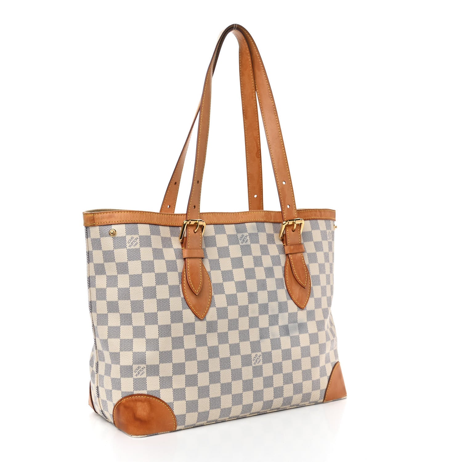 Louis Vuitton Damier Azur Hampstead MM 3 of 18