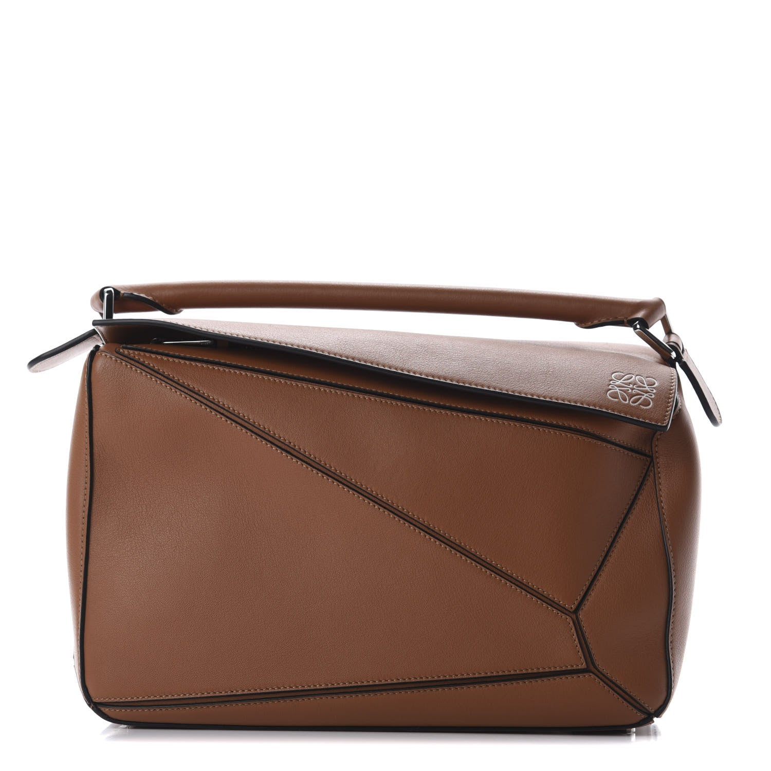 Loewe Calfskin Medium Puzzle Bag Tan 1 of 9