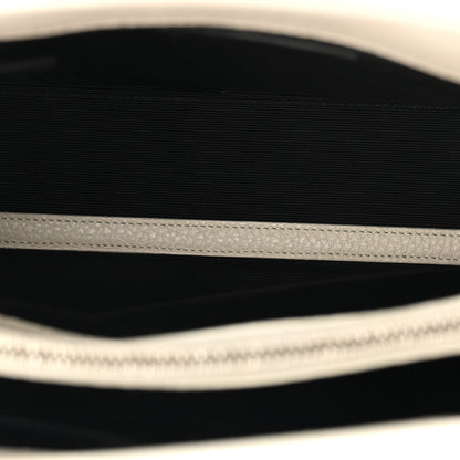Saint Laurent Grained Calfskin Small Sac De Jour Dove Whit 5 of 10