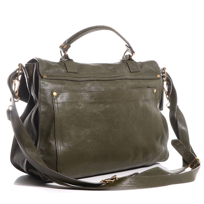 Proenza Schouler Lambskin PS1 Extra Large Satchel Military 8 of 15