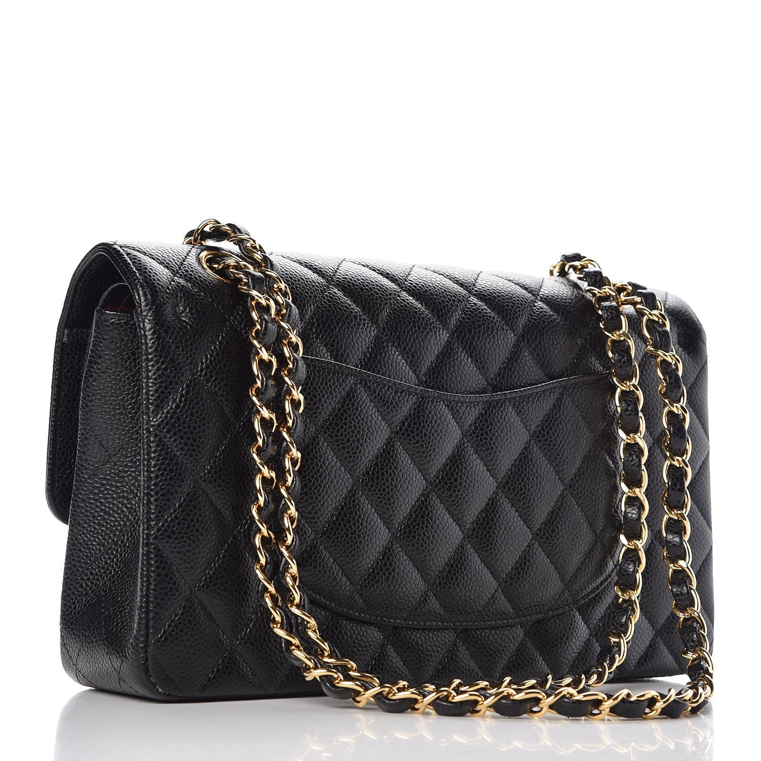 Chanel Caviar Quilted Medium Double Flap Black 4 of 9
