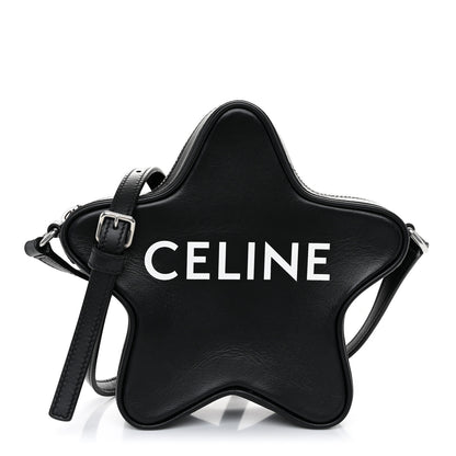 Celine Smooth Calfskin Star Crossbody Bag Black 1 of 11