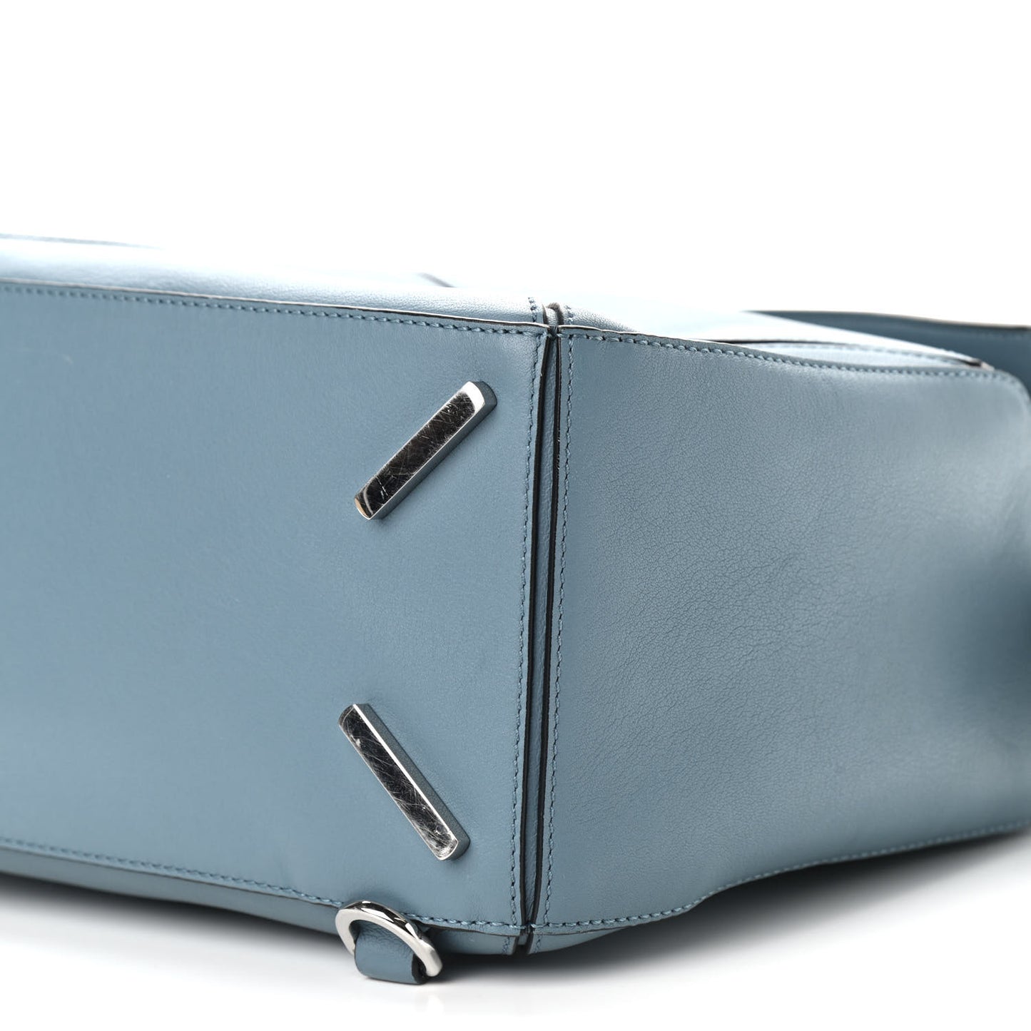 Calfskin Medium Puzzle Bag Stone Blue