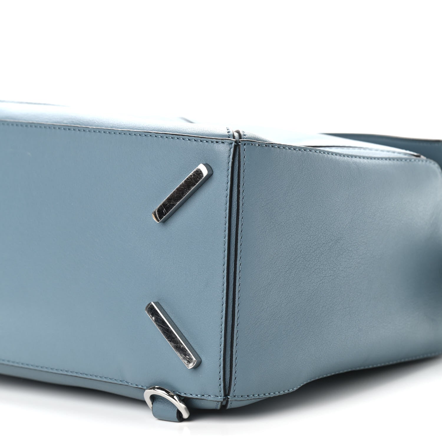 Loewe Calfskin Medium Puzzle Bag Stone Blue 8 of 9