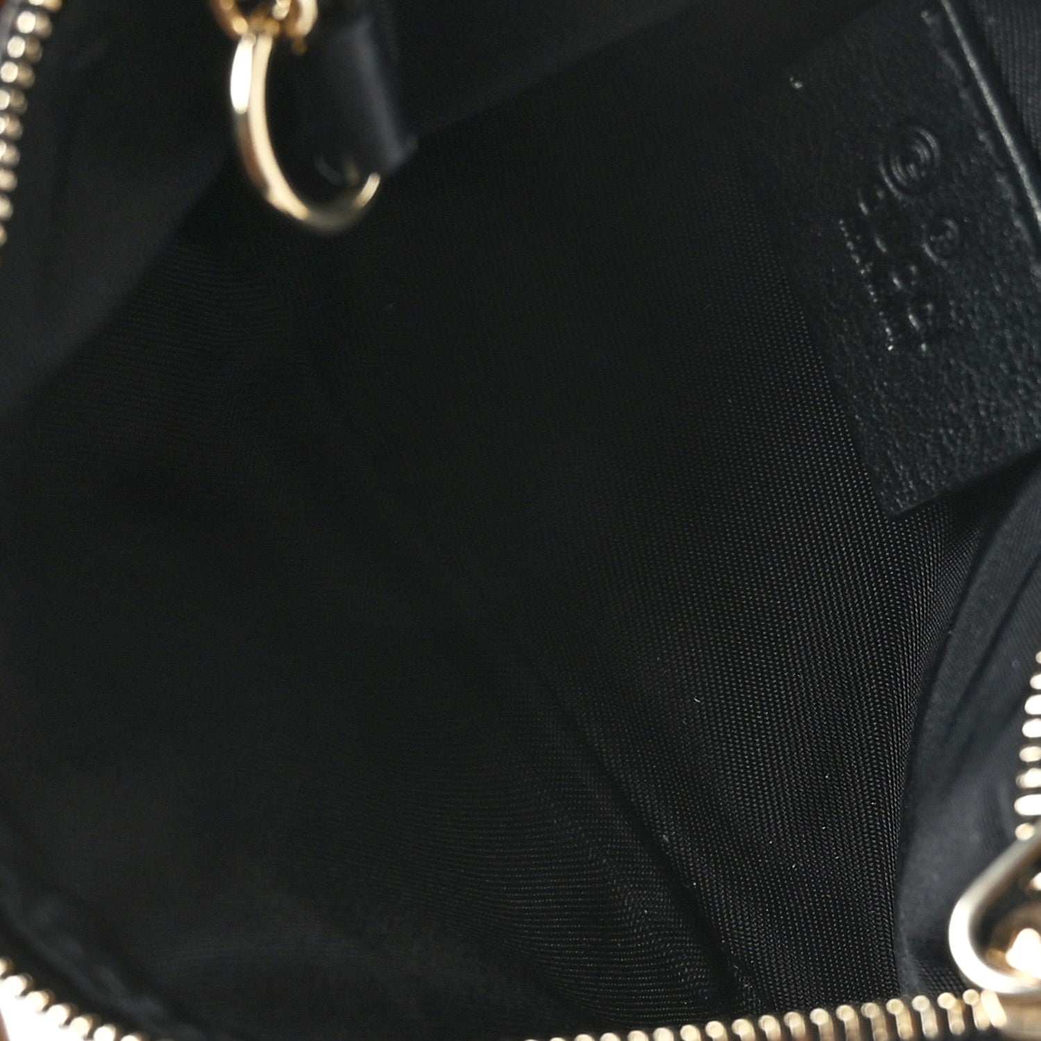 Gucci Microguccissima Key Ring Coin Case Black 5 of 7