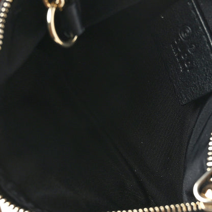 Gucci Microguccissima Key Ring Coin Case Black 5 of 7