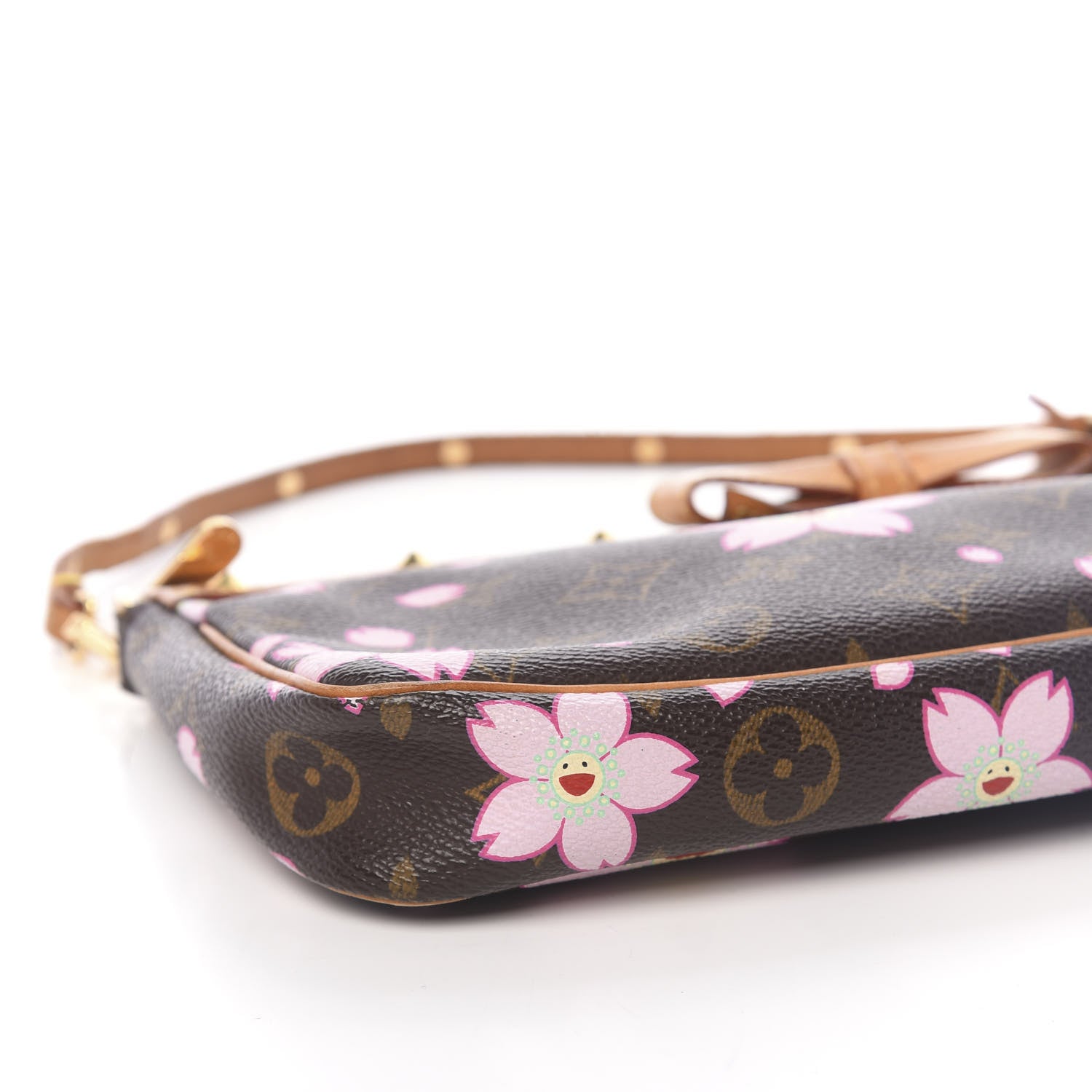 Louis Vuitton Monogram Cherry Blossom Pochette Accessories Brown 15 of 17