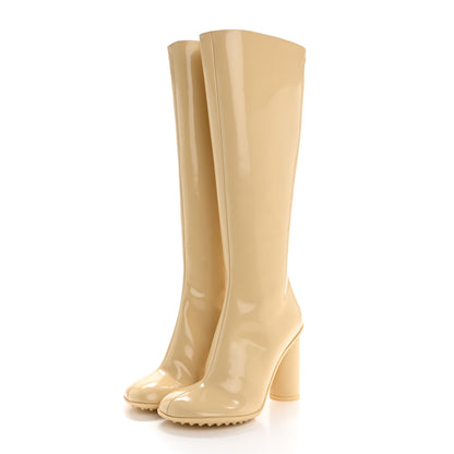 Bottega Veneta Patent Lambskin Atomic Boots 39 Rubber 3 of 7