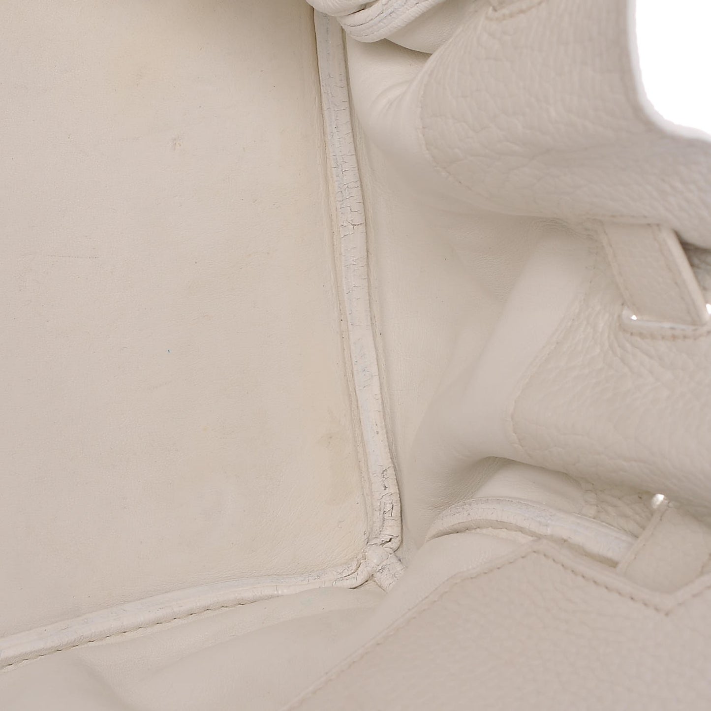 Taurillon Clemence JPG Birkin 42 White