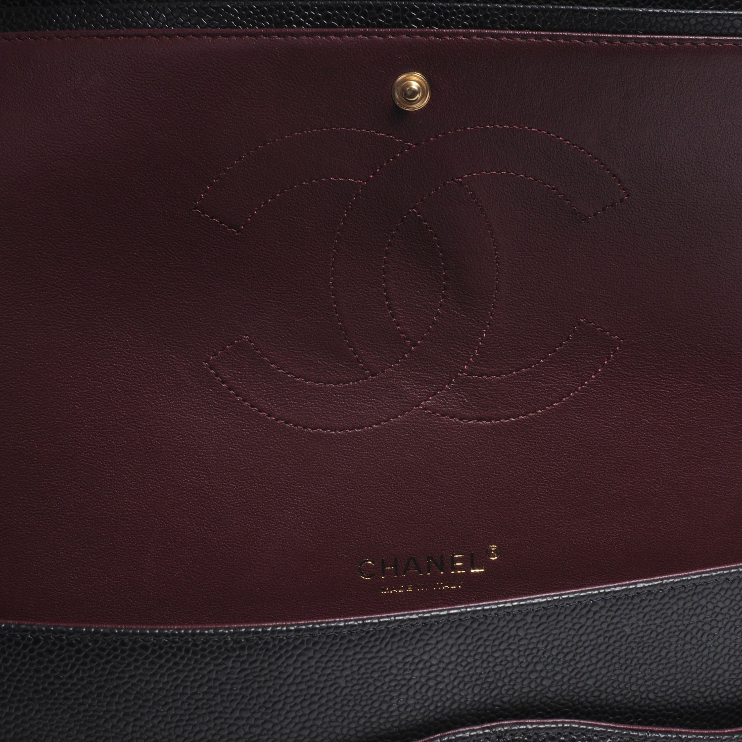 Chanel Caviar Quilted Maxi Double Flap Black 6 of 8