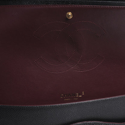 Chanel Caviar Quilted Maxi Double Flap Black 6 of 8