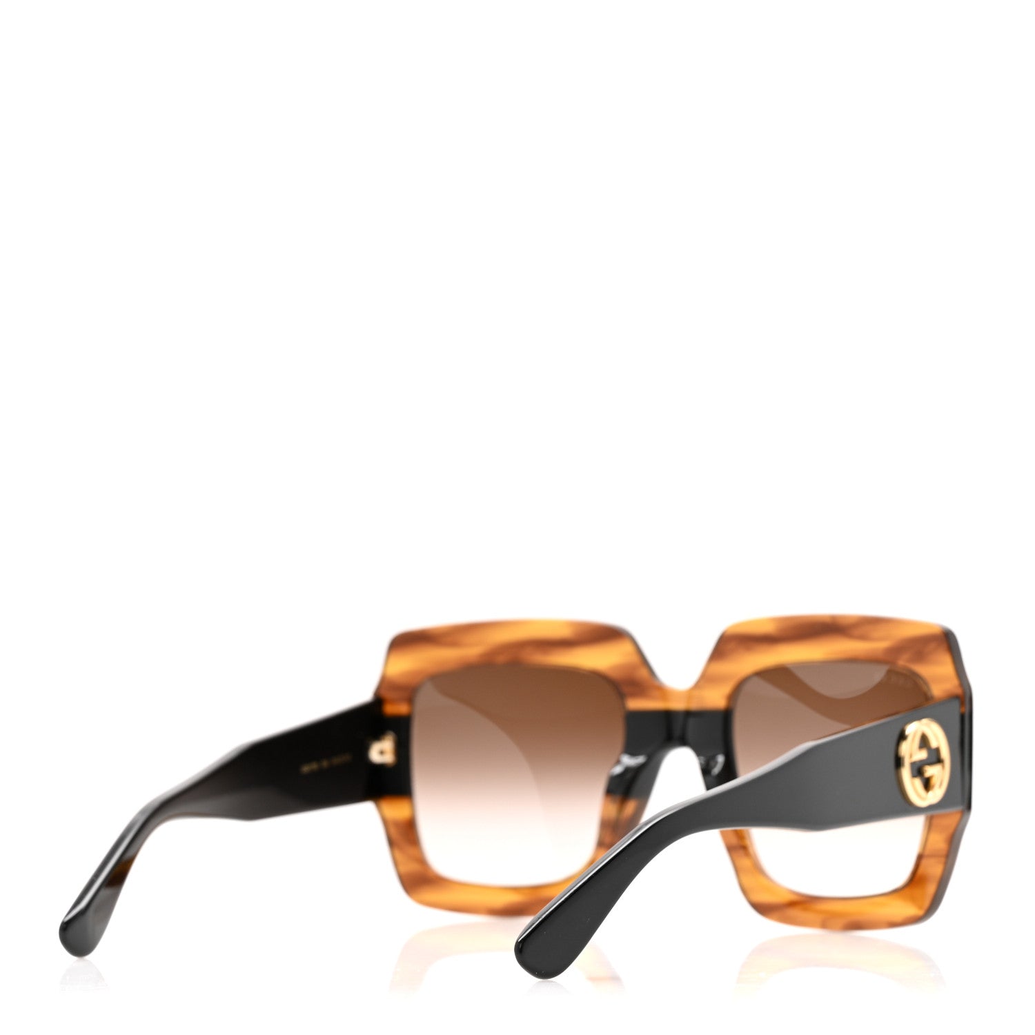 Gucci Square Frame GG0178S Sunglasses Havana 1824313 – FASHIONPHILE