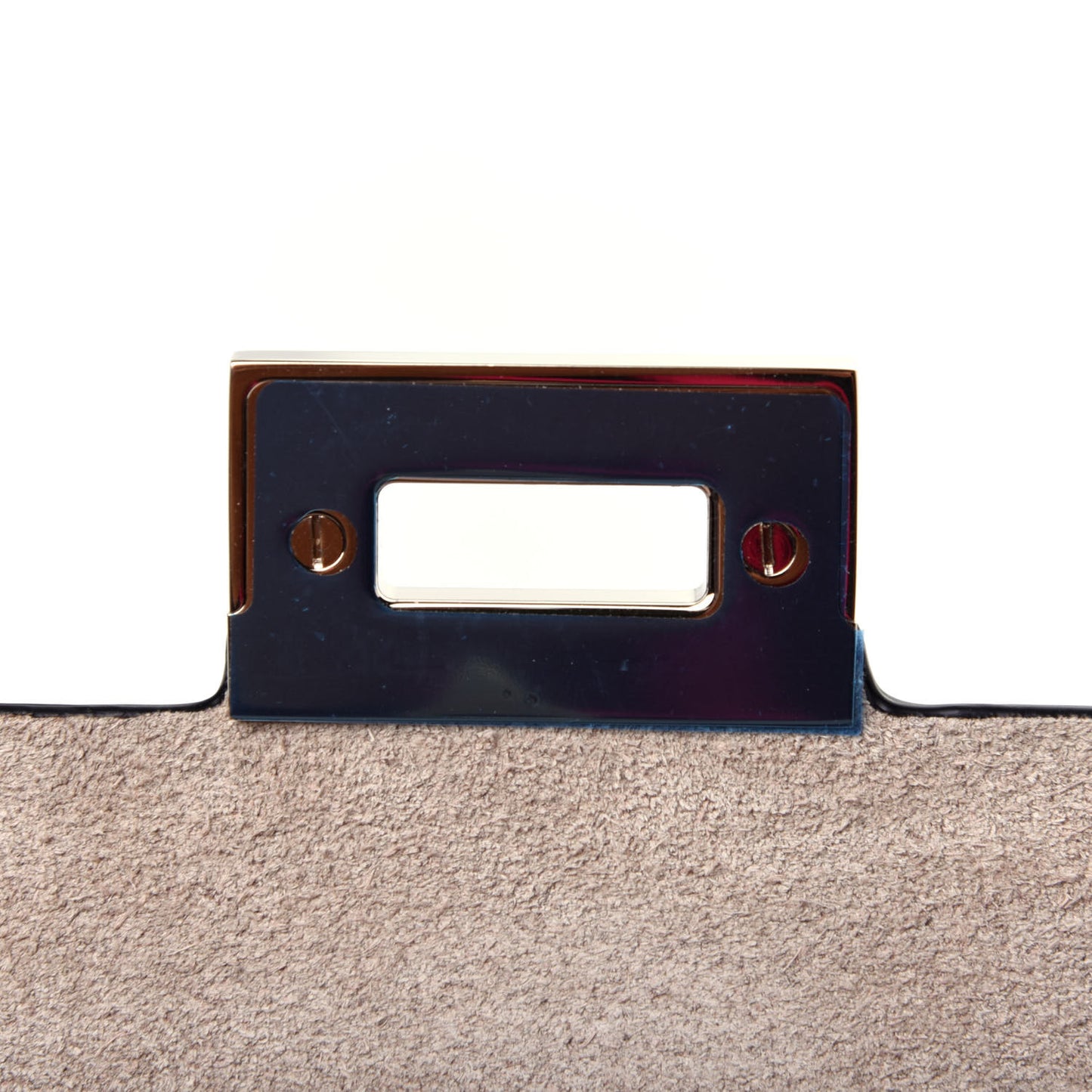 Pebbled Calfskin Small Rockstud Overlay Flap Shoulder Bag Poudre