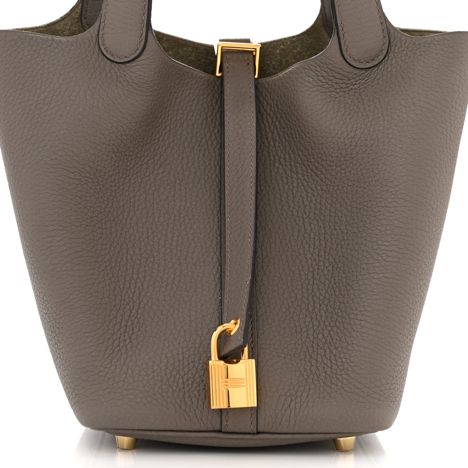 Hermes Taurillon Clemence Picotin Lock 18 PM Etain 8 of 11