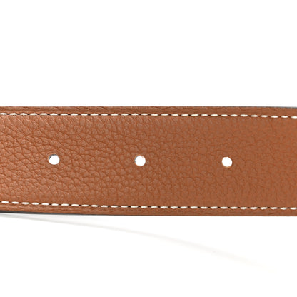 Hermes Box Togo 32mm H Belt 90 Black Gold 4 of 7