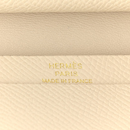 Hermes Epsom Mini Bearn Wallet Craie 6 of 6