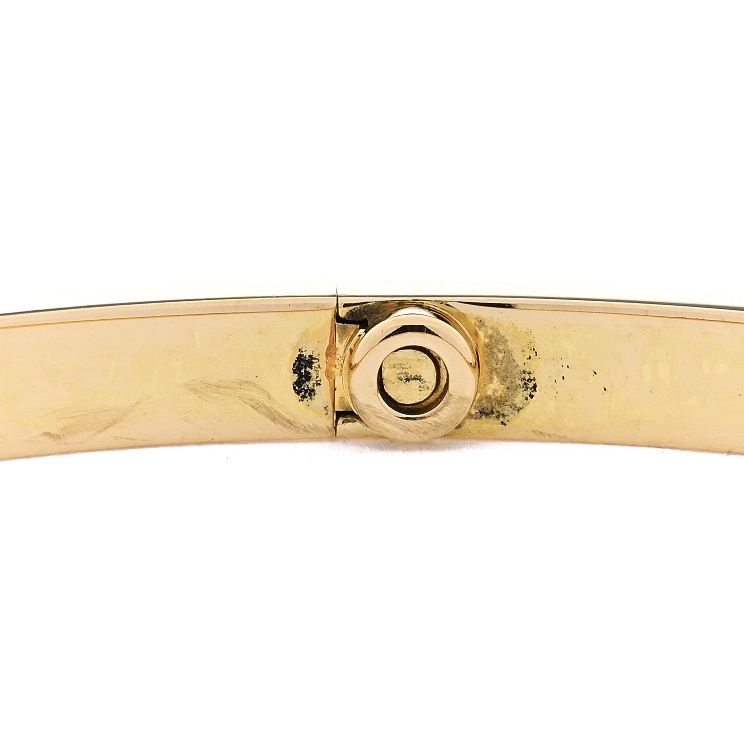 Cartier 18K Yellow Gold Diamond Small LOVE Paved Bracelet 17 5 of 5