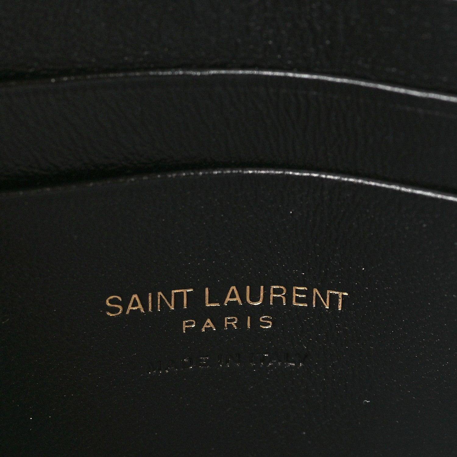 Saint Laurent Grain De Poudre Matelasse Monogram Mini Lou Camera Bag Dark Latte 6 of 9