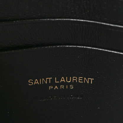 Saint Laurent Grain De Poudre Matelasse Monogram Mini Lou Camera Bag Dark Latte 6 of 9